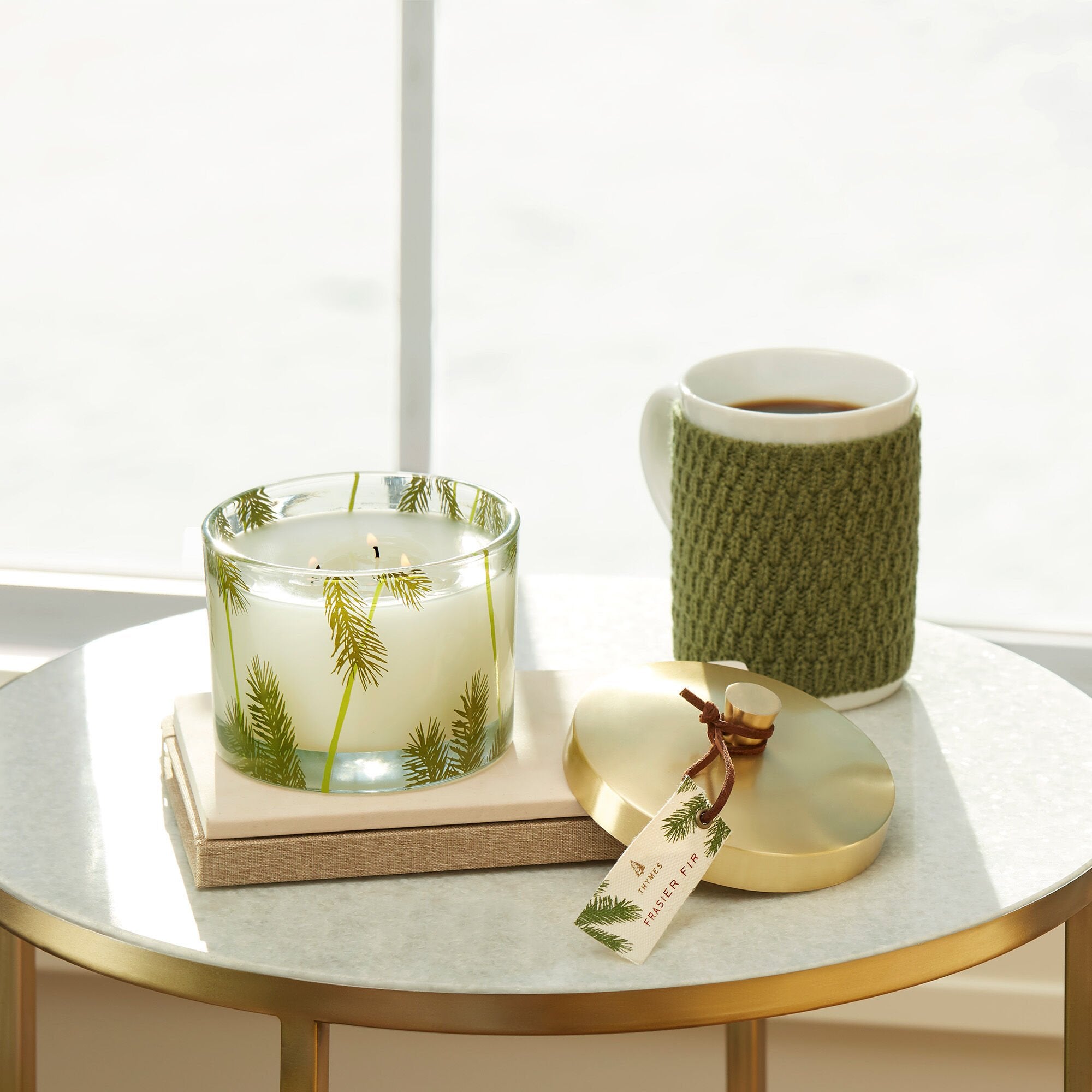 Alternative view of Frasier Fir Pine Needle 3-Wick Candle